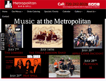 Tablet Screenshot of metropolitanbg.com